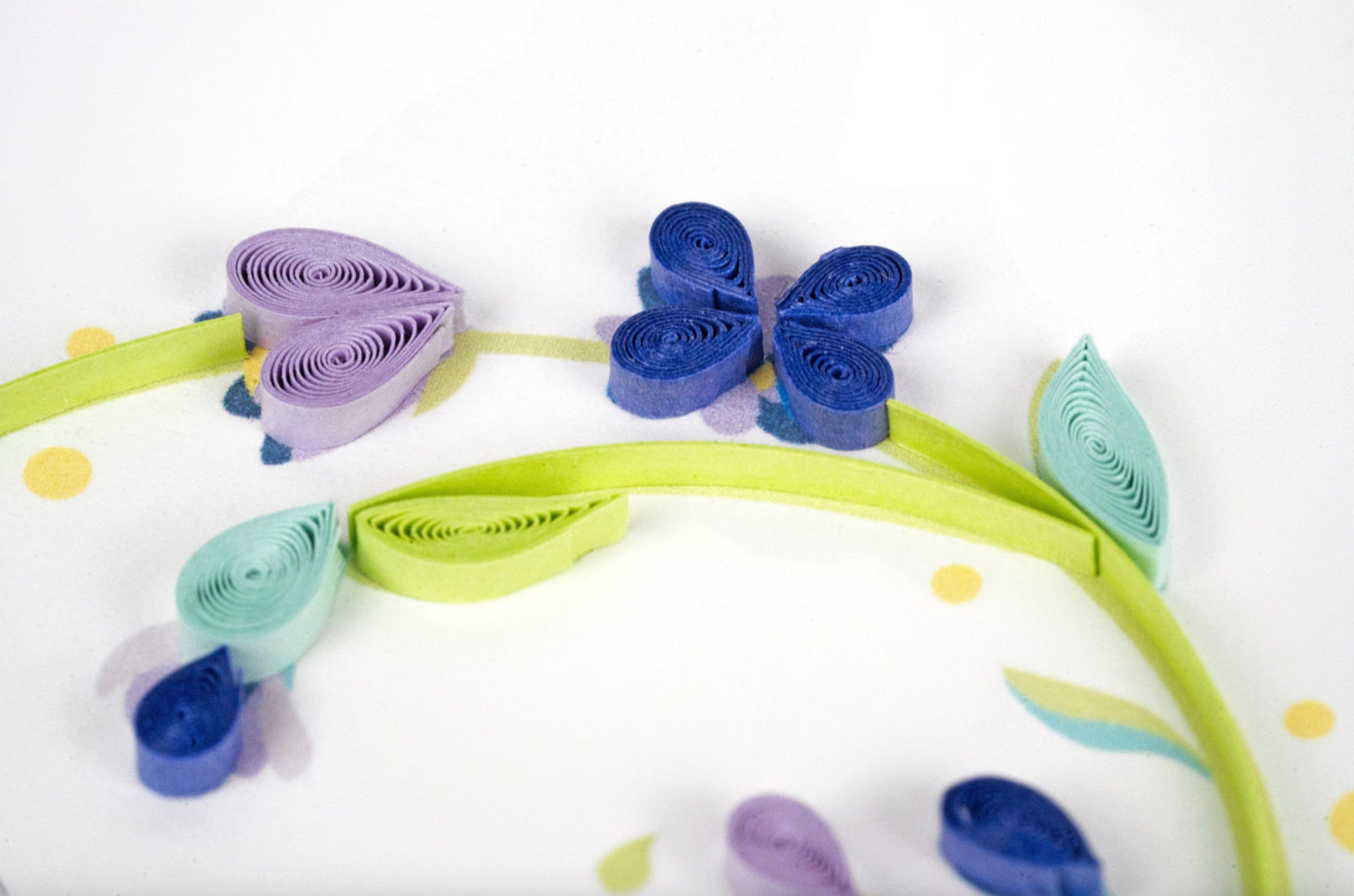 25th Silver Wedding Anniversary Quilling Card