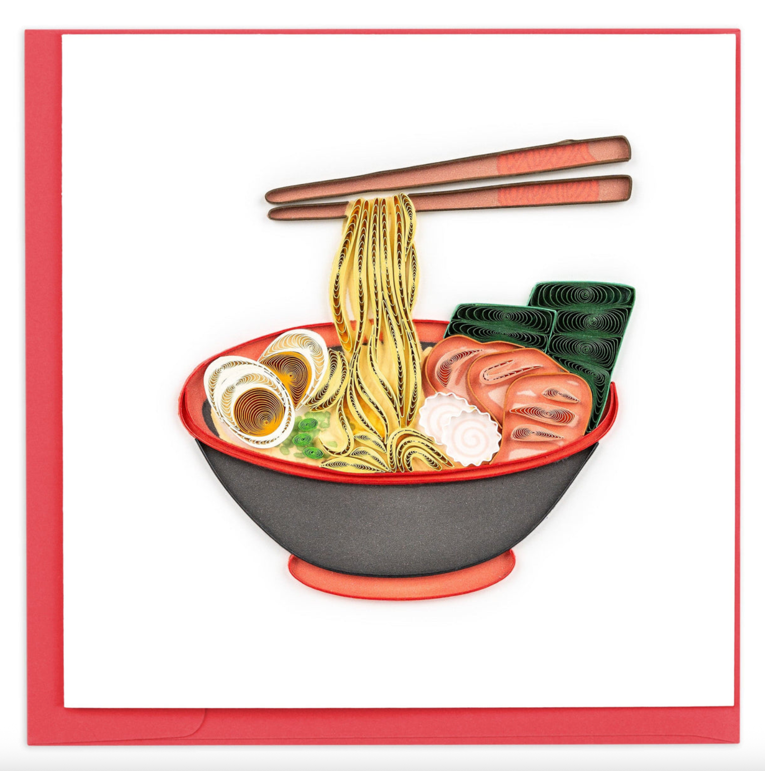 Ramen Bowl Blank Quilling Card