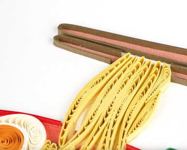 Ramen Bowl Blank Quilling Card
