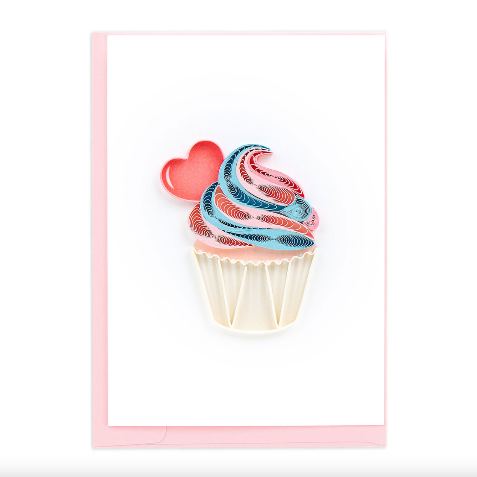 Lovely Cupcake Quilled Gift Enclosure