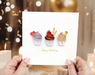 Birthday Cupcake Trio Blank Quilling Card