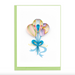 Colorful Balloons Blank Quilling Enclosure Card