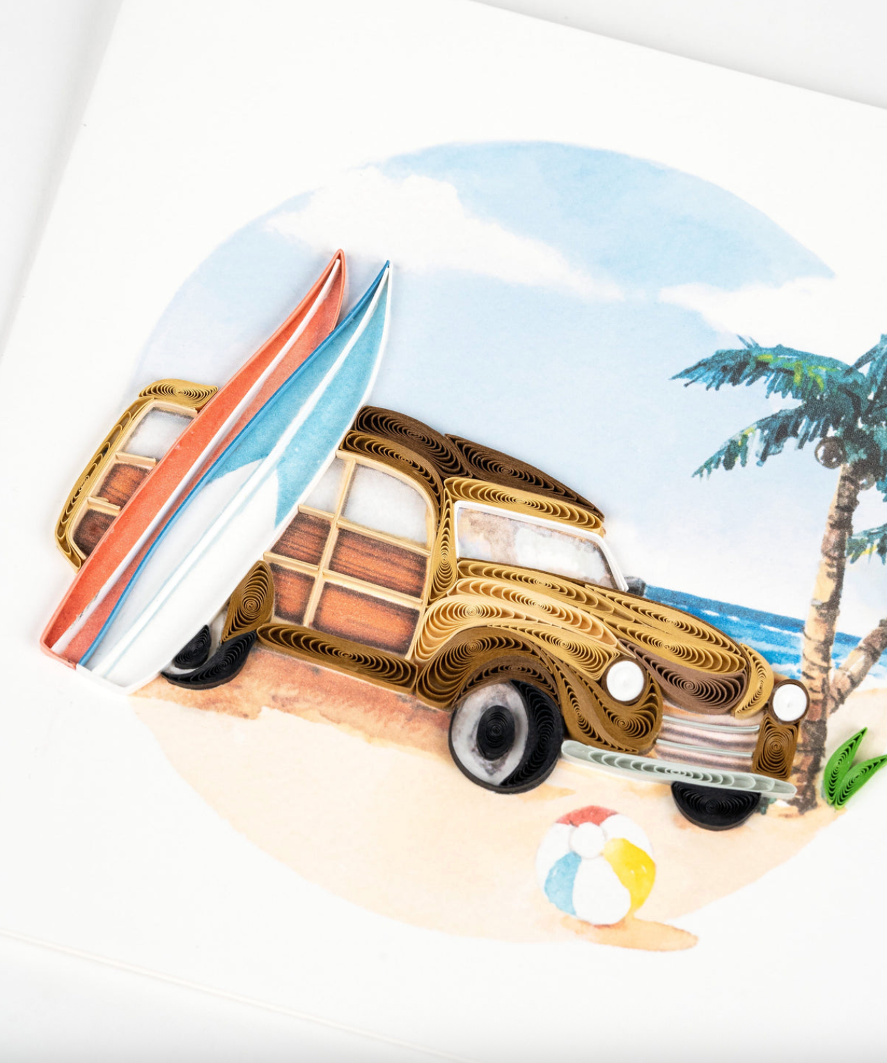 Classic Woodie Blank Quilling Card