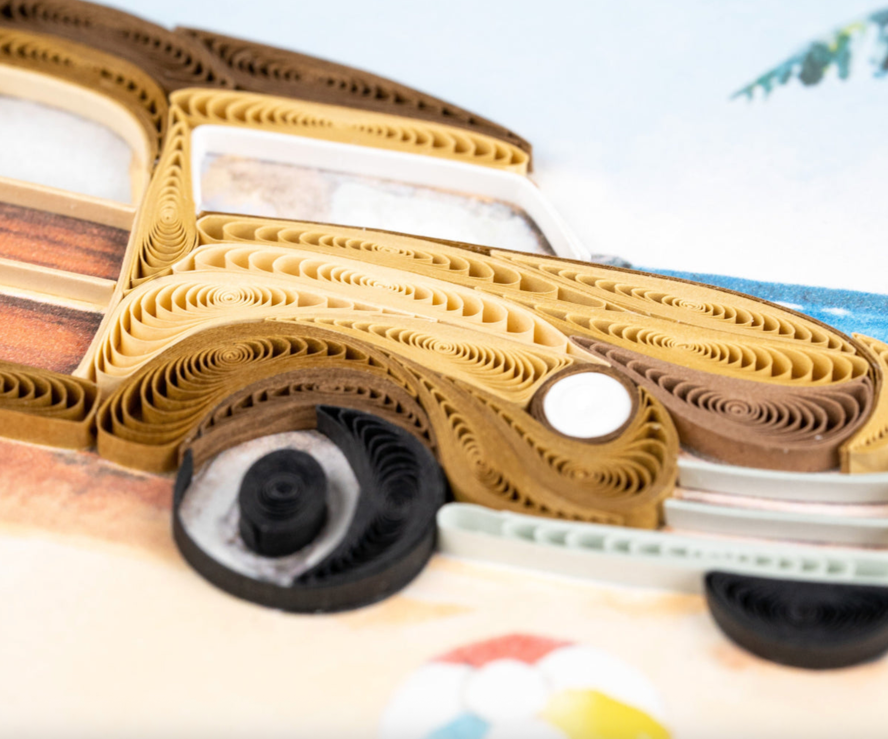 Classic Woodie Blank Quilling Card