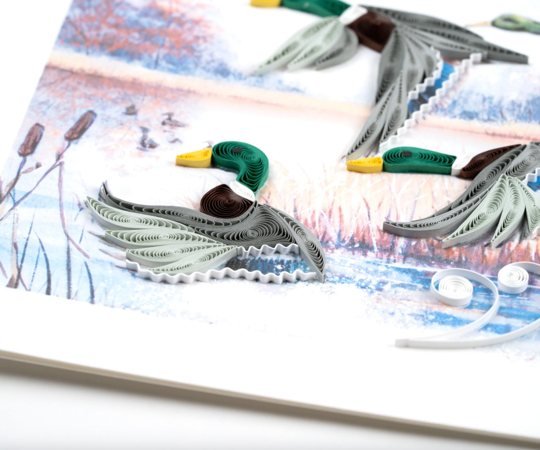 Duck Migration Blank Quilling Card