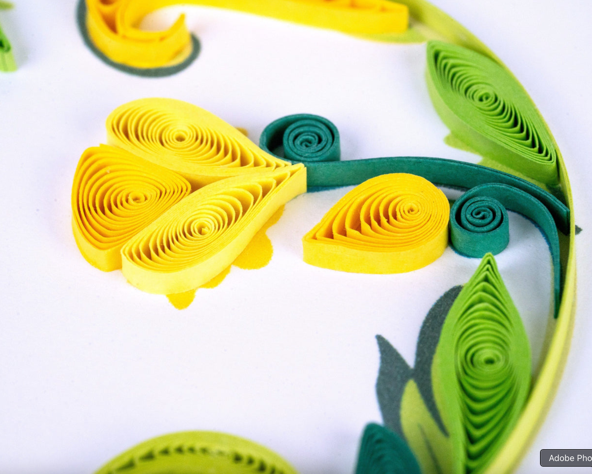 50th Golden Wedding Anniversary Quilling Card