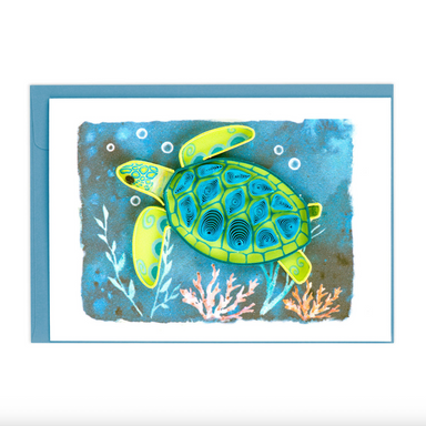 Sea Turtle Quilling Gift Enclosure