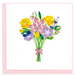 Spring Bouquet Blank Quilling Card