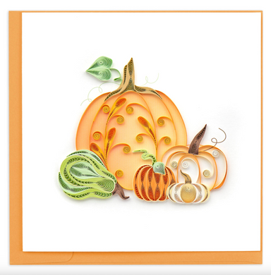 Pumpkin Pile Blank Quilling Card