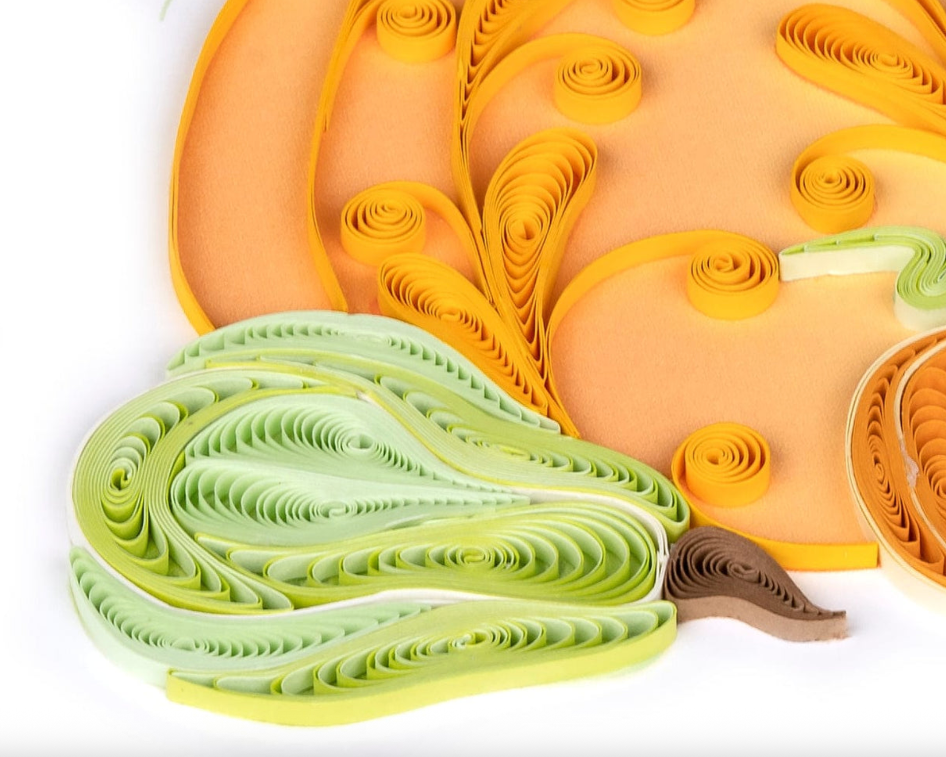 Pumpkin Pile Blank Quilling Card