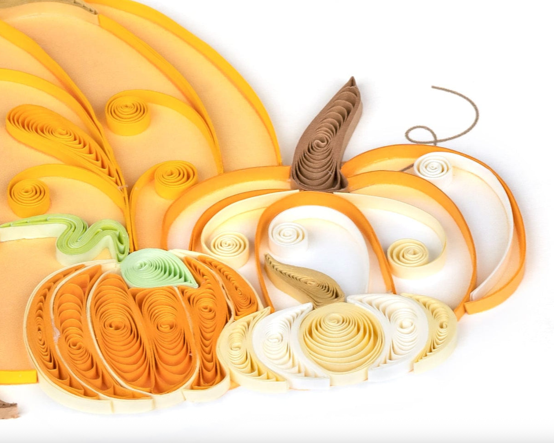 Pumpkin Pile Blank Quilling Card