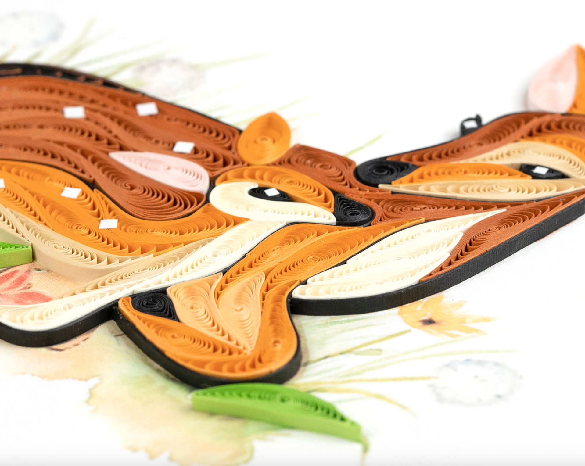 Doe and Fawn Blank Quilling Card