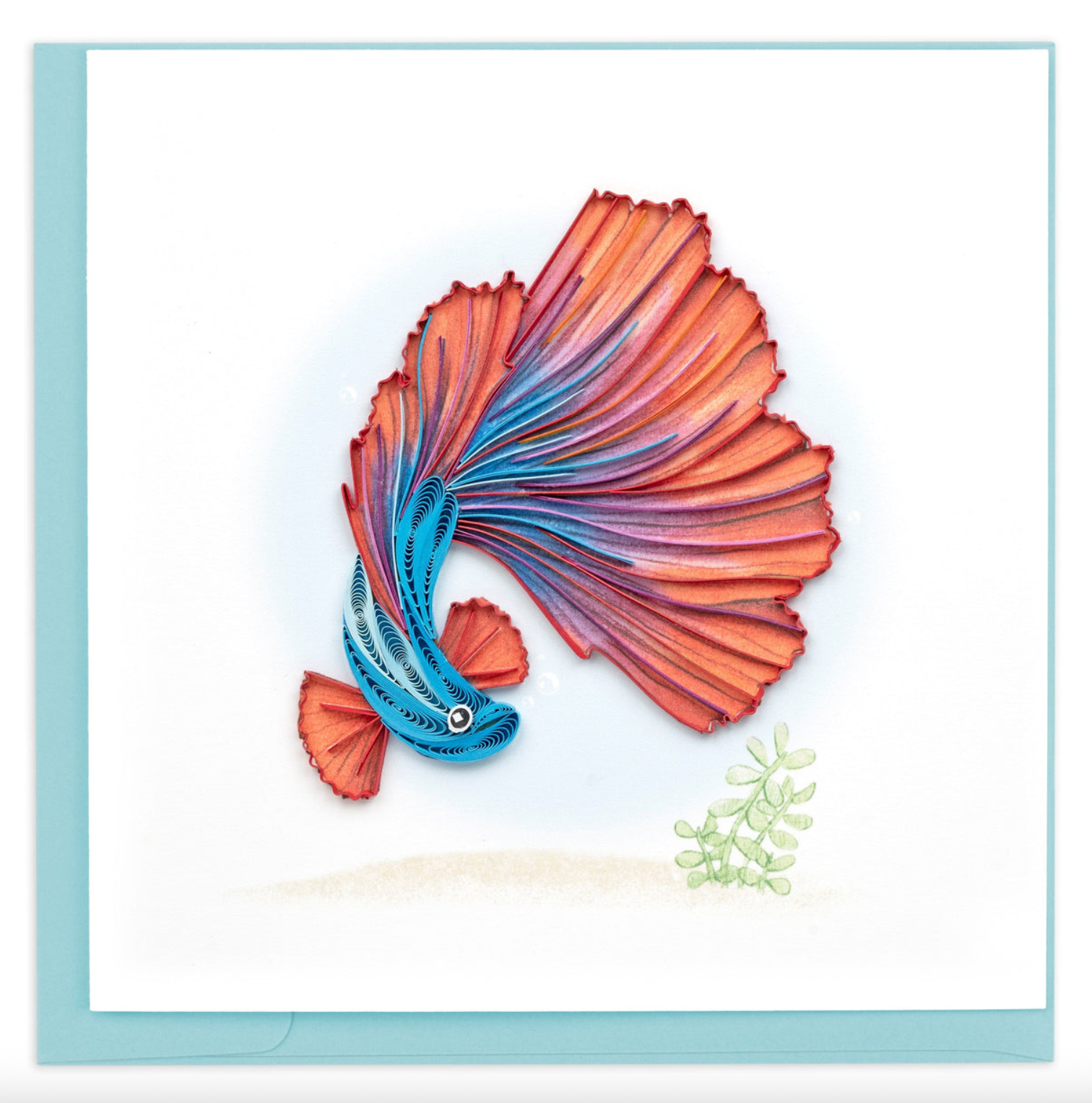 Betta Fish Blank Quilling Card