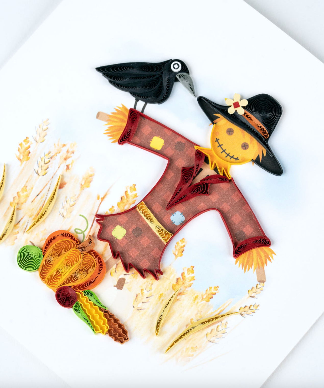 Scarecrow Blank Quilling Card
