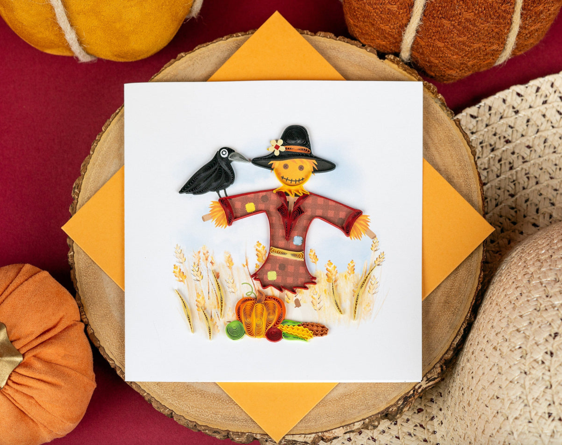 Scarecrow Blank Quilling Card