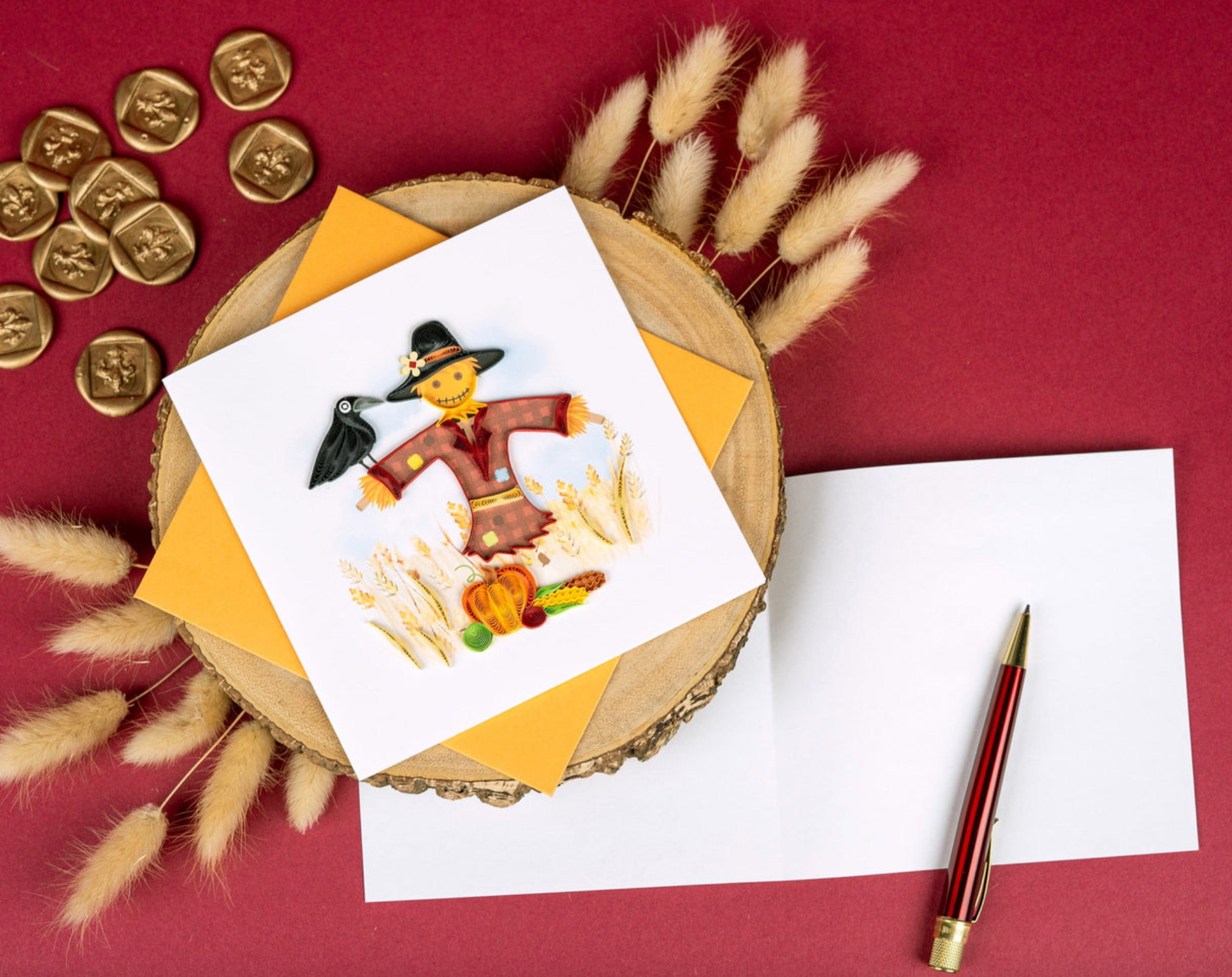 Scarecrow Blank Quilling Card