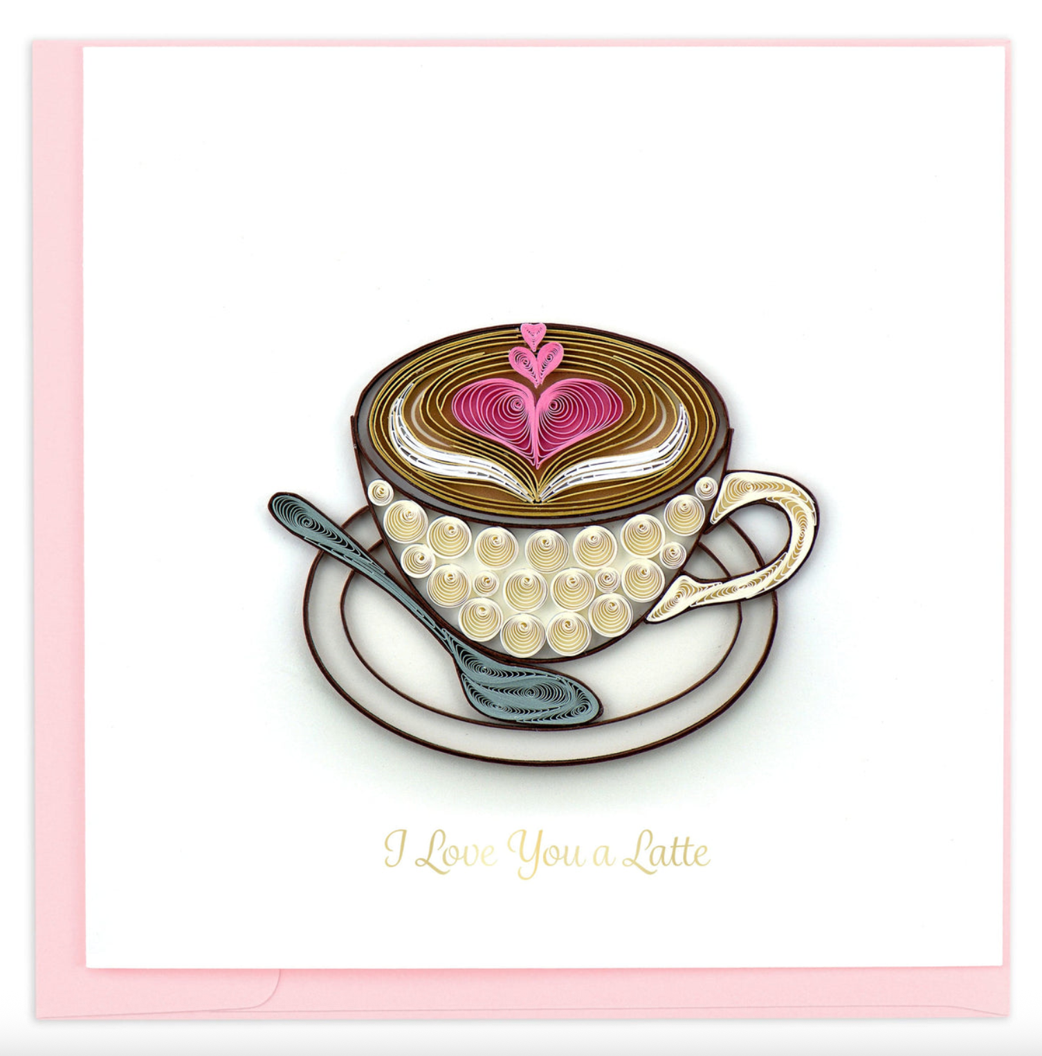 Love Latte Blank Quilling Card