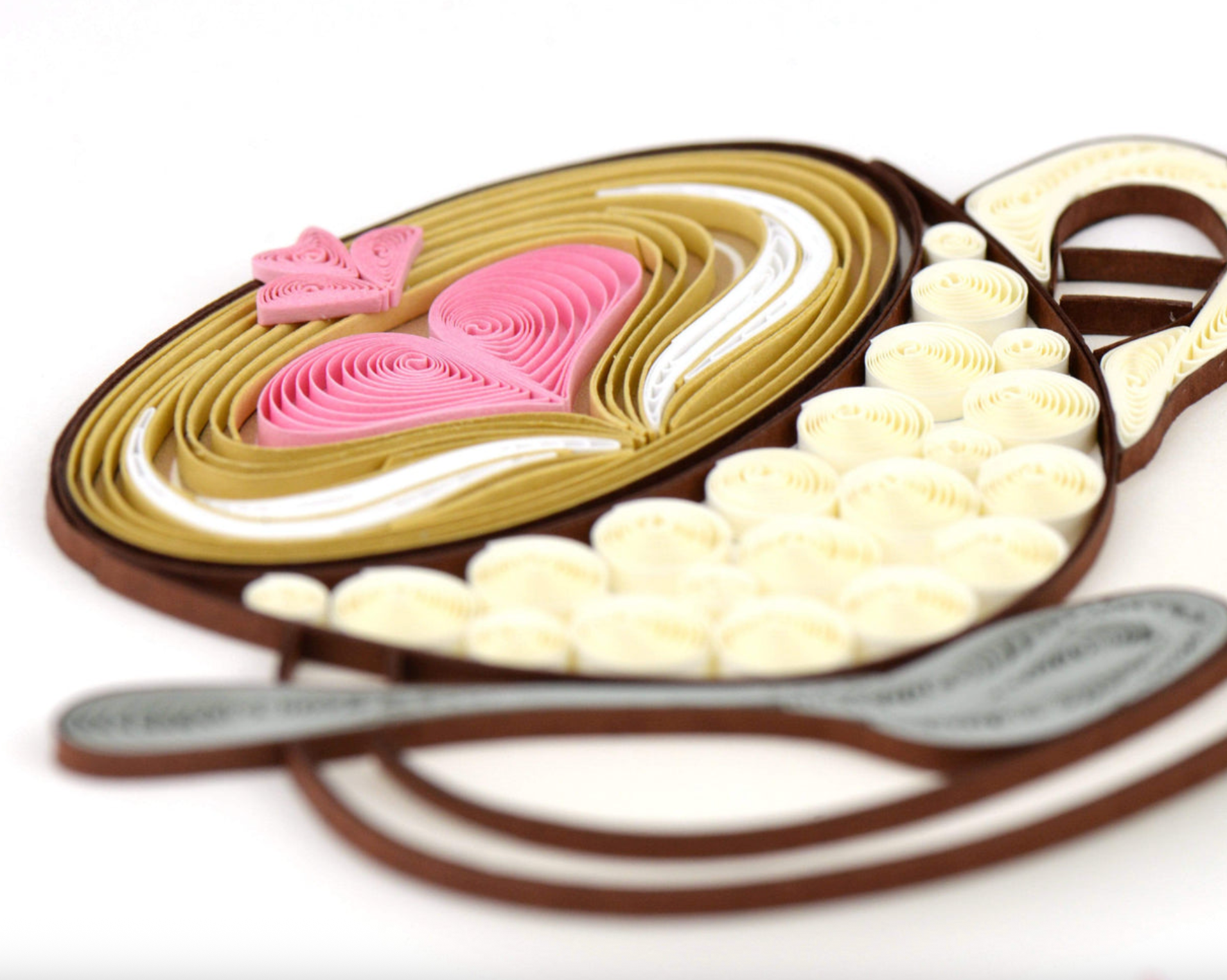 Love Latte Blank Quilling Card