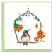 Hummingbird Swing Blank Quilling Card