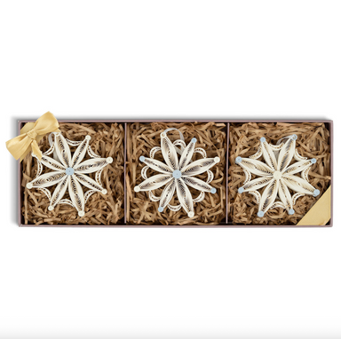 Quilled Snowflake Ornaments Box Set