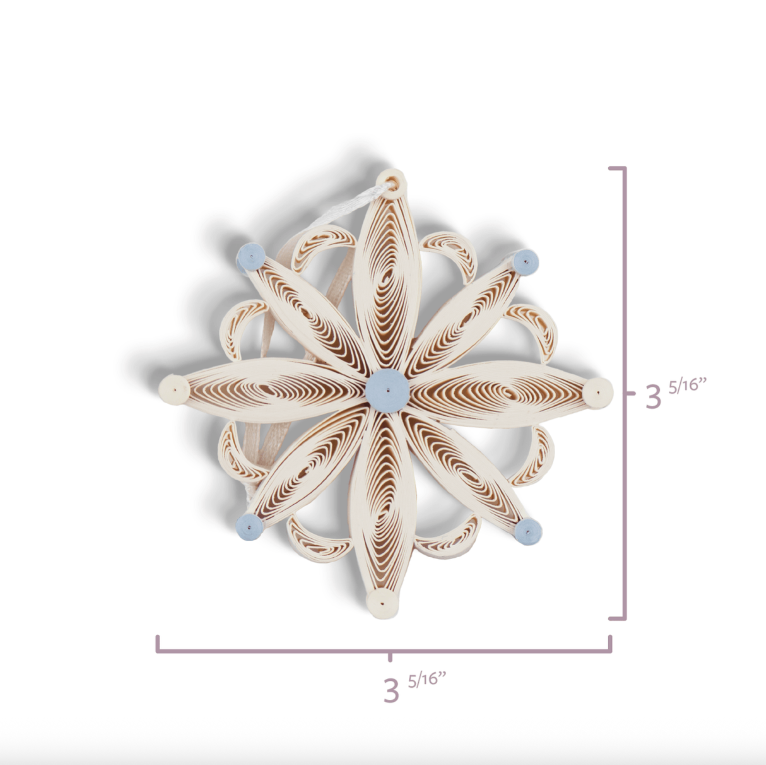 Quilled Snowflake Ornaments Box Set