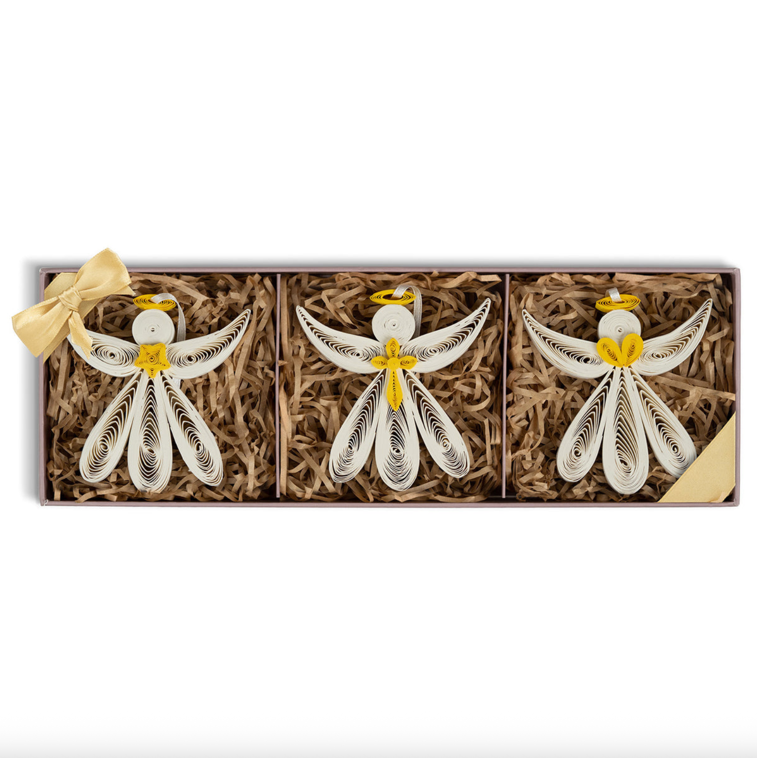 Angel Quilling Ornaments Box Set of 3