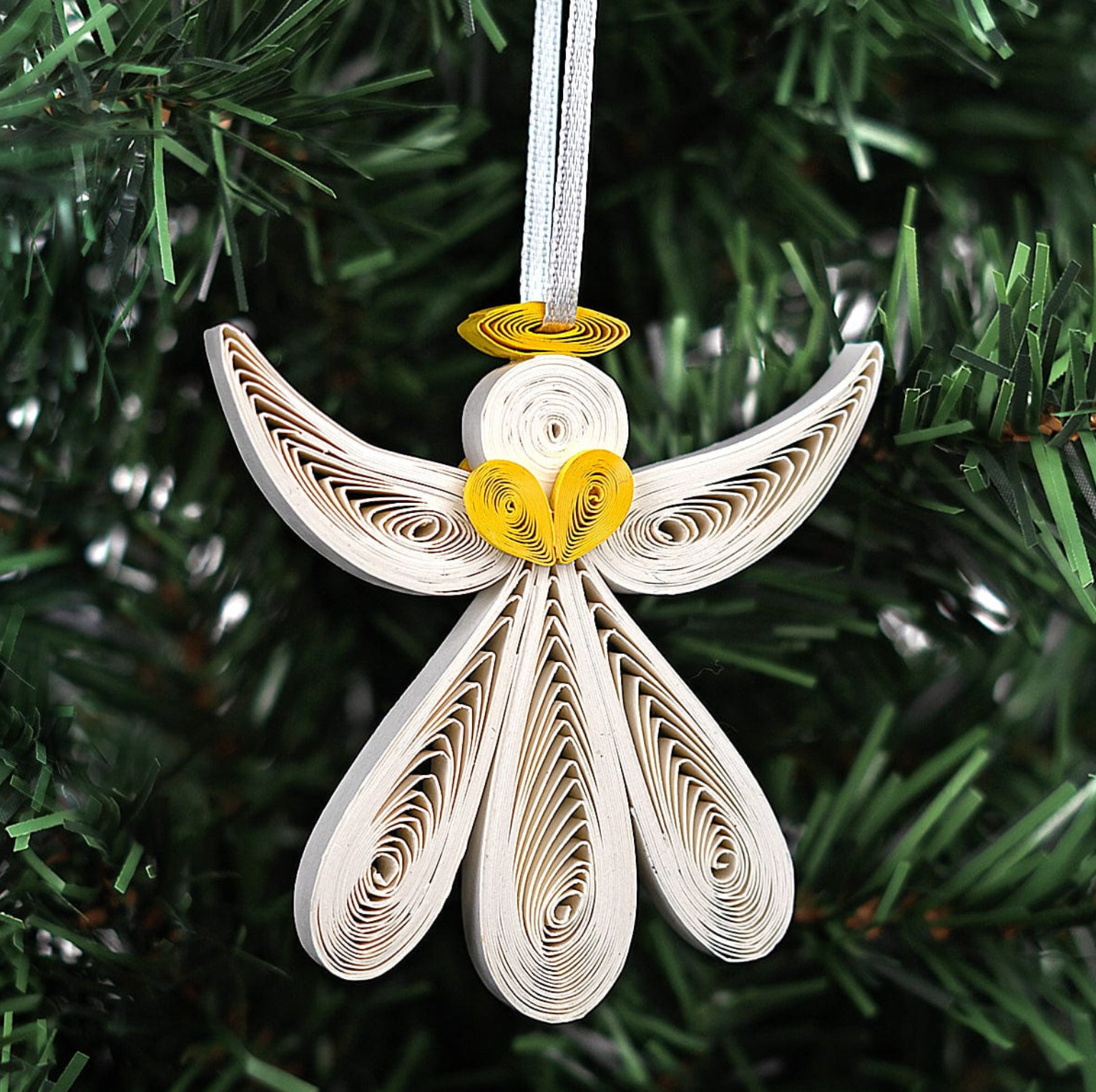 Angel Quilling Ornaments Box Set of 3