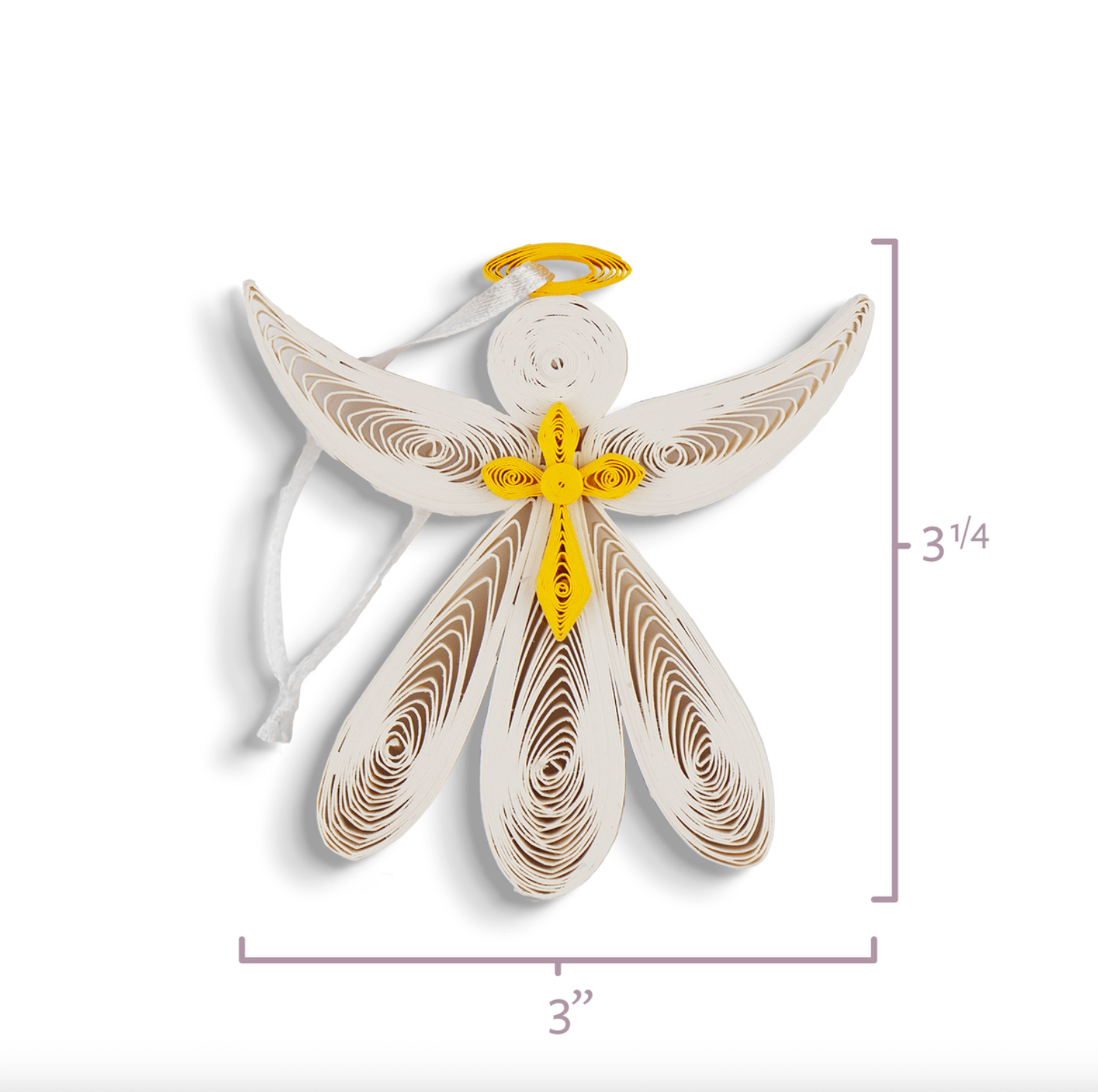 Angel Quilling Ornaments Box Set of 3