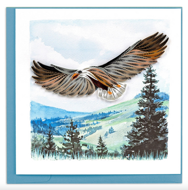 Soaring Eagle Blank Quilling Card