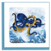 Deep Sea Octopus Blank Greeting Card