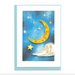 Moon & Stars Blank Quilling Card Gift Enclosure