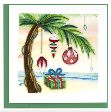 Island Holiday Quilling Card