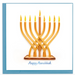 Modern Menorah Quilled Hanukkah Card