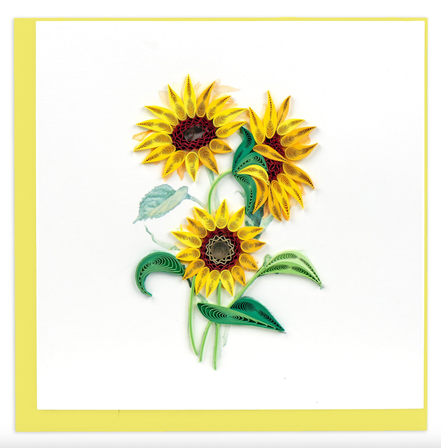 Wild Sunflowers Blank Quilling Card