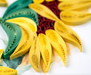 Wild Sunflowers Blank Quilling Card