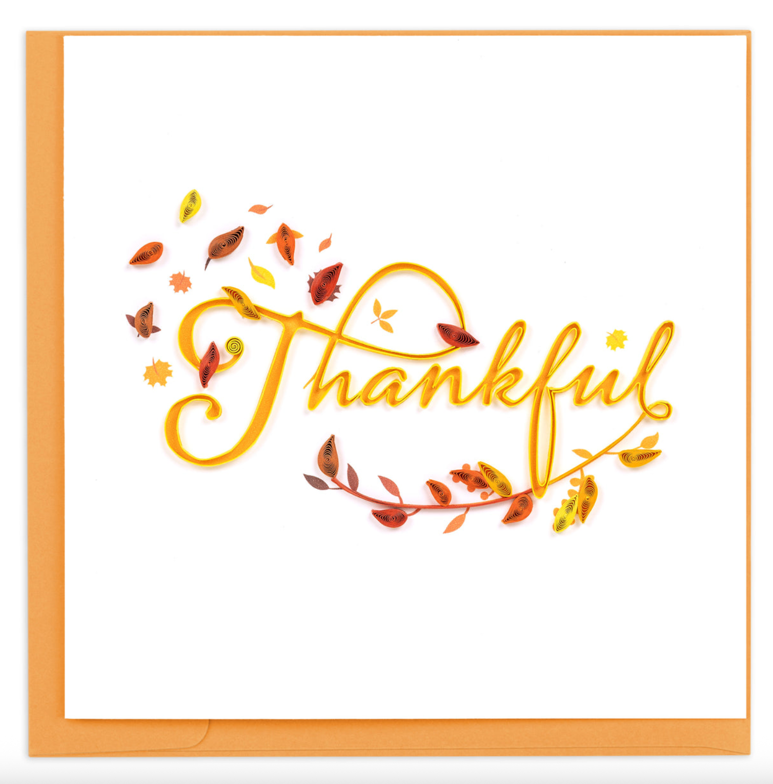 Thankful Blank Quilling Greeting Card