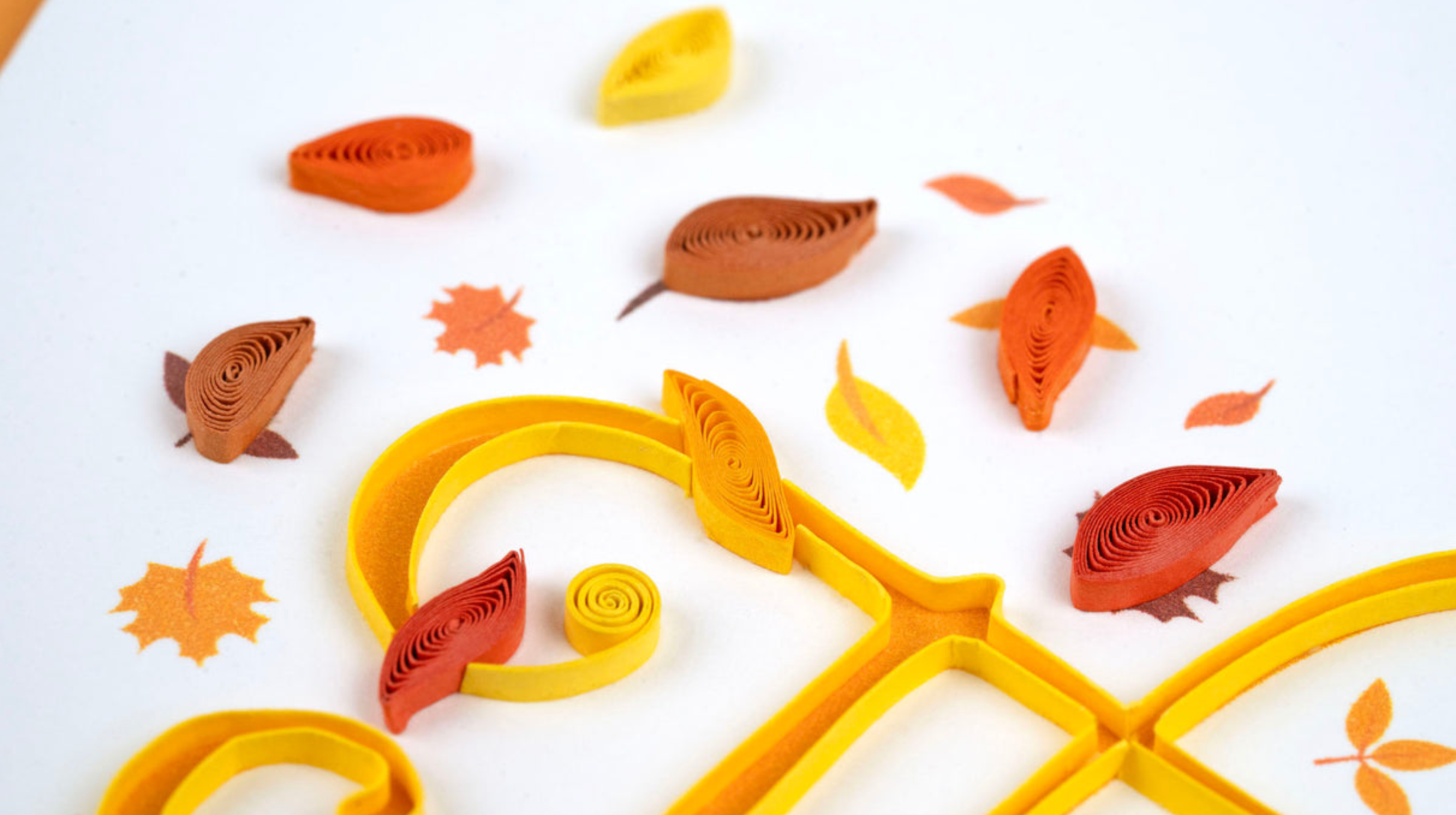 Thankful Blank Quilling Greeting Card