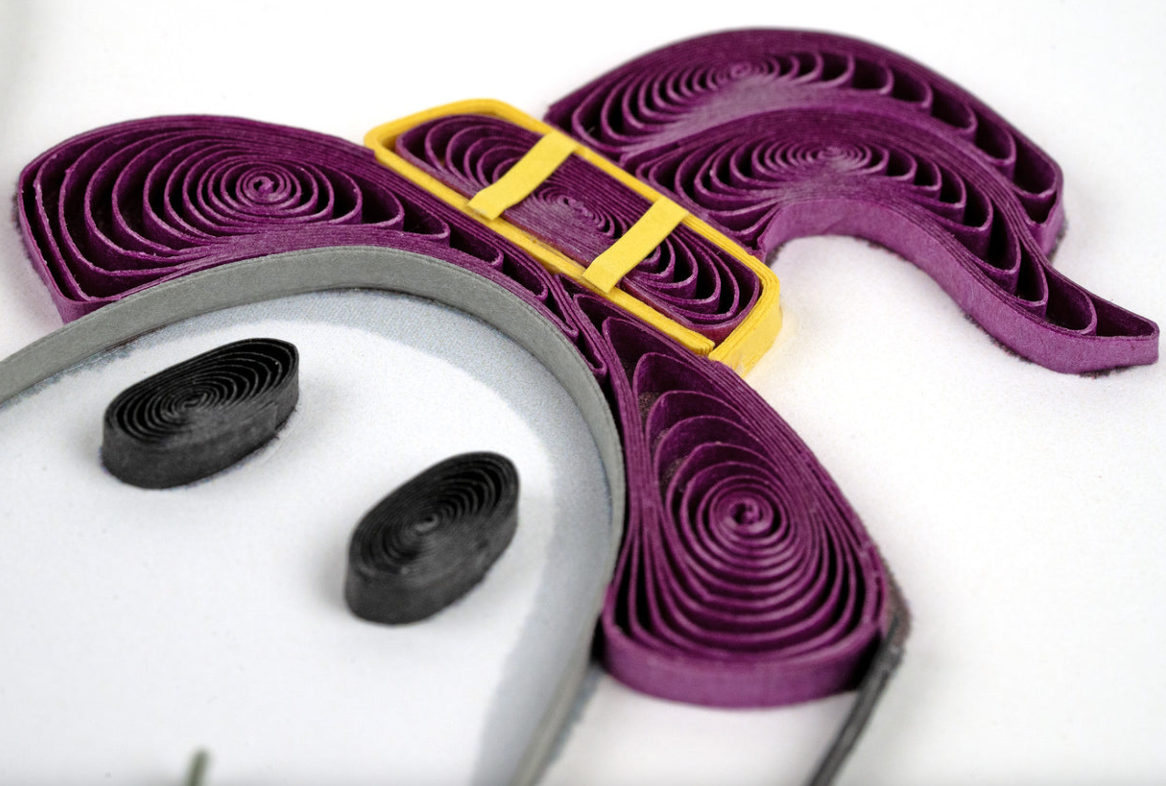 Ghost Trio Quilled Blank Greeting Card