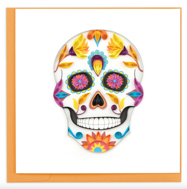 Sugar Skull Blank Quilling Card