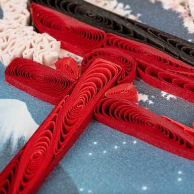 Torii Gate Blank Quilling Card