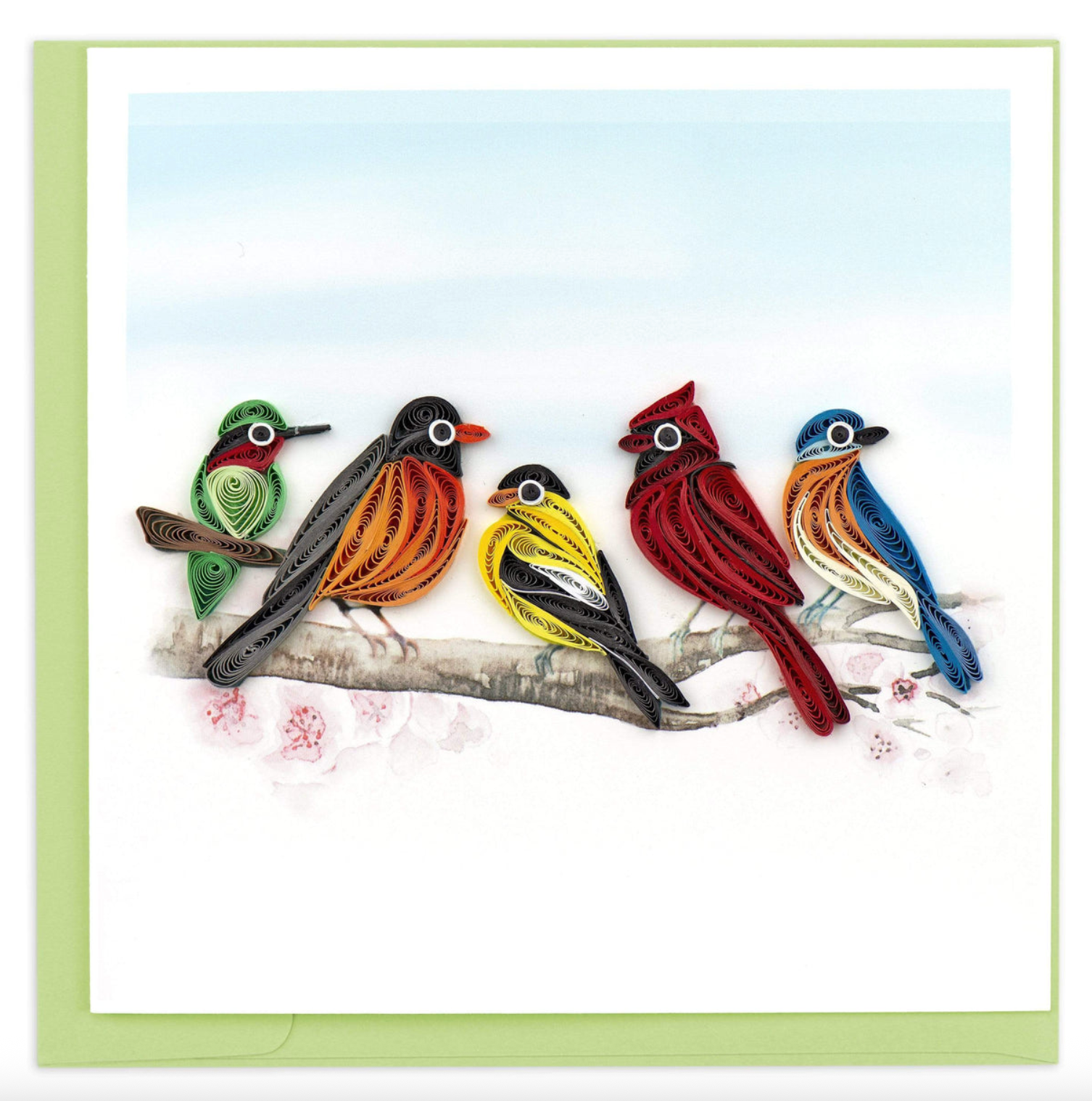 Songbirds Blank Quilling Card