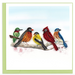 Songbirds Blank Quilling Card