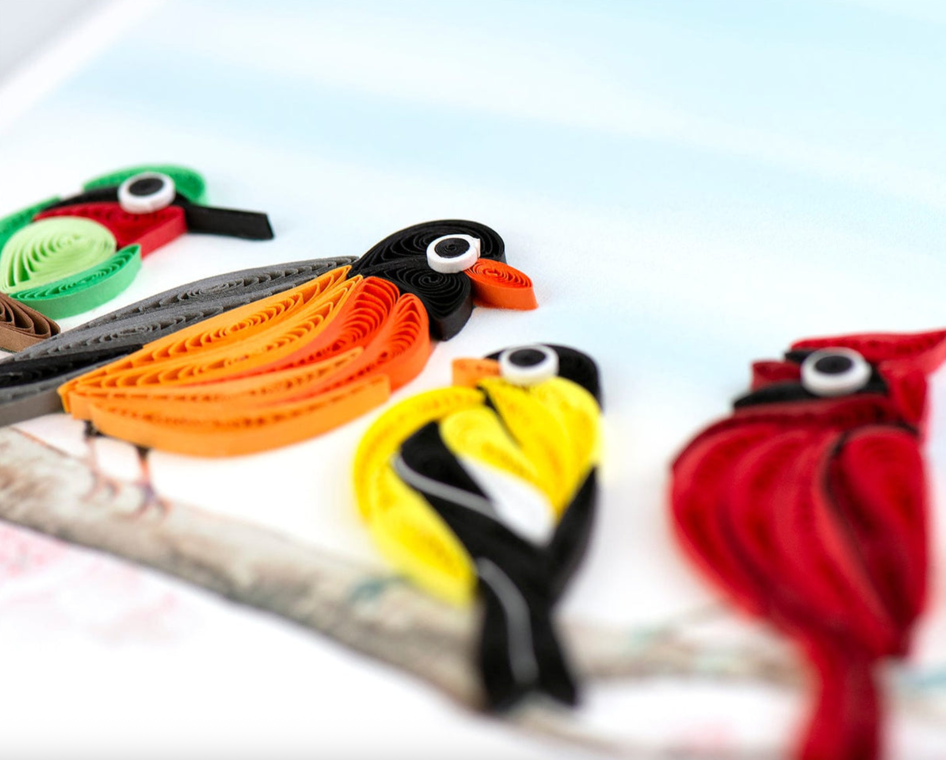 Songbirds Blank Quilling Card