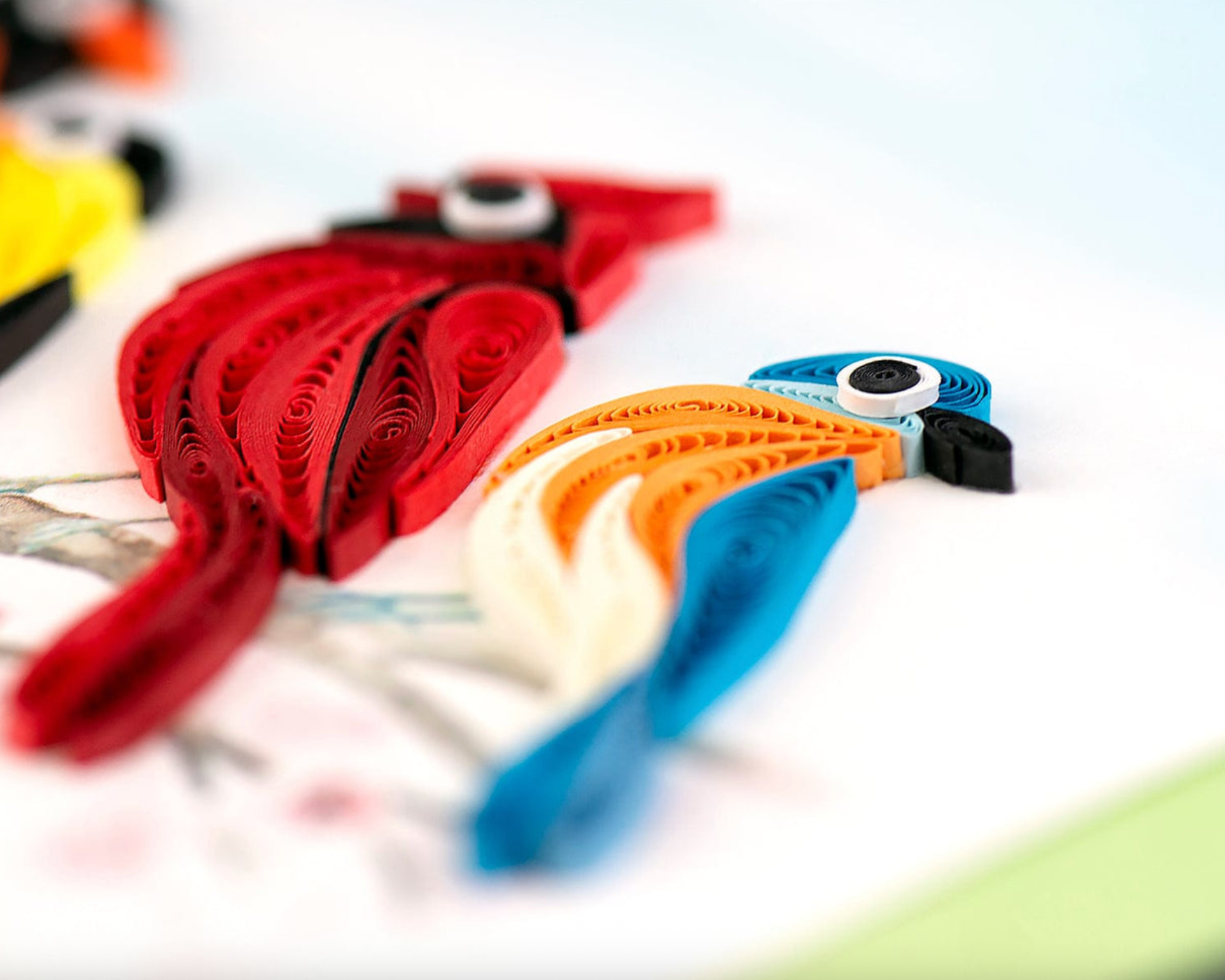 Songbirds Blank Quilling Card