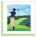 Golfer Blank Quilling Card