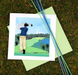 Golfer Blank Quilling Card