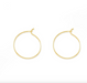 BOMA Gold Aiko Hoop Earrings - 0.8"