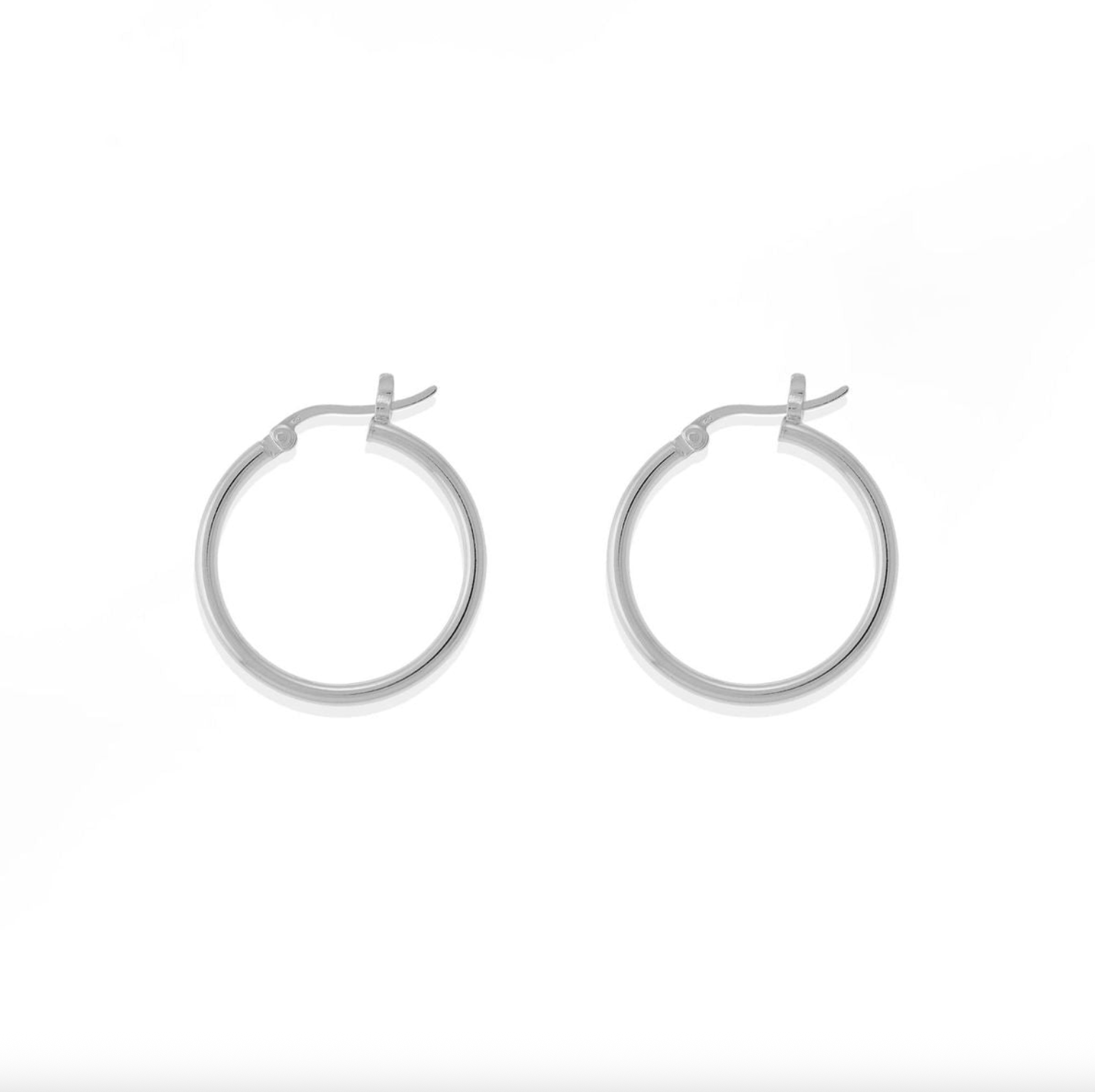 BOMA Sterling Silver Earrings - Hoop .8"