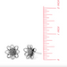 BOMA Gerbera Daisy Flower Studs