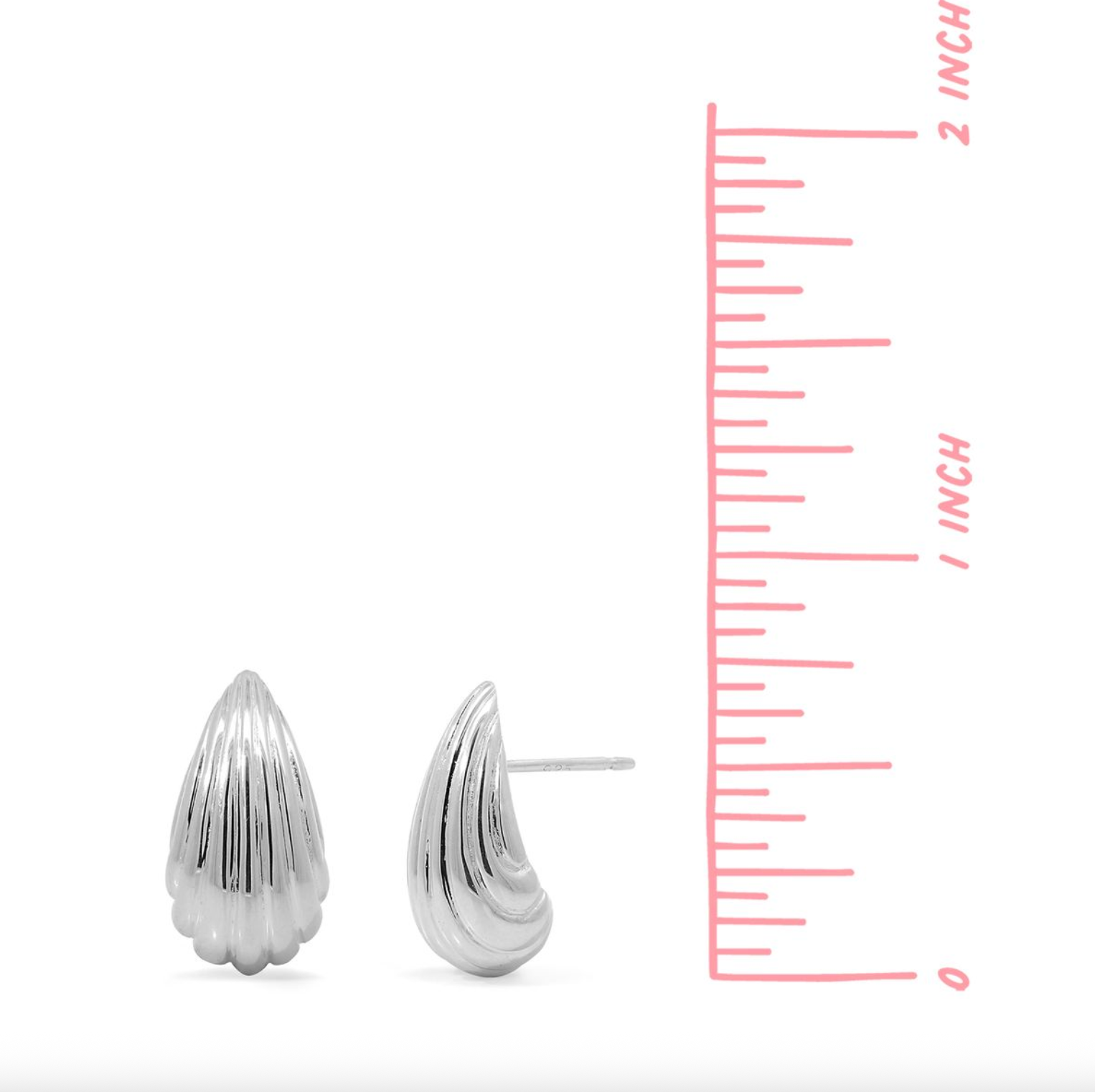 BOMA Aliana Textured Teardrop Earrings